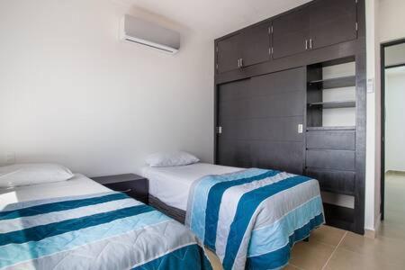 Apartamento Departamento De Lujo 3 Recamaras En Exclente Ubicacion Cancún Exterior foto