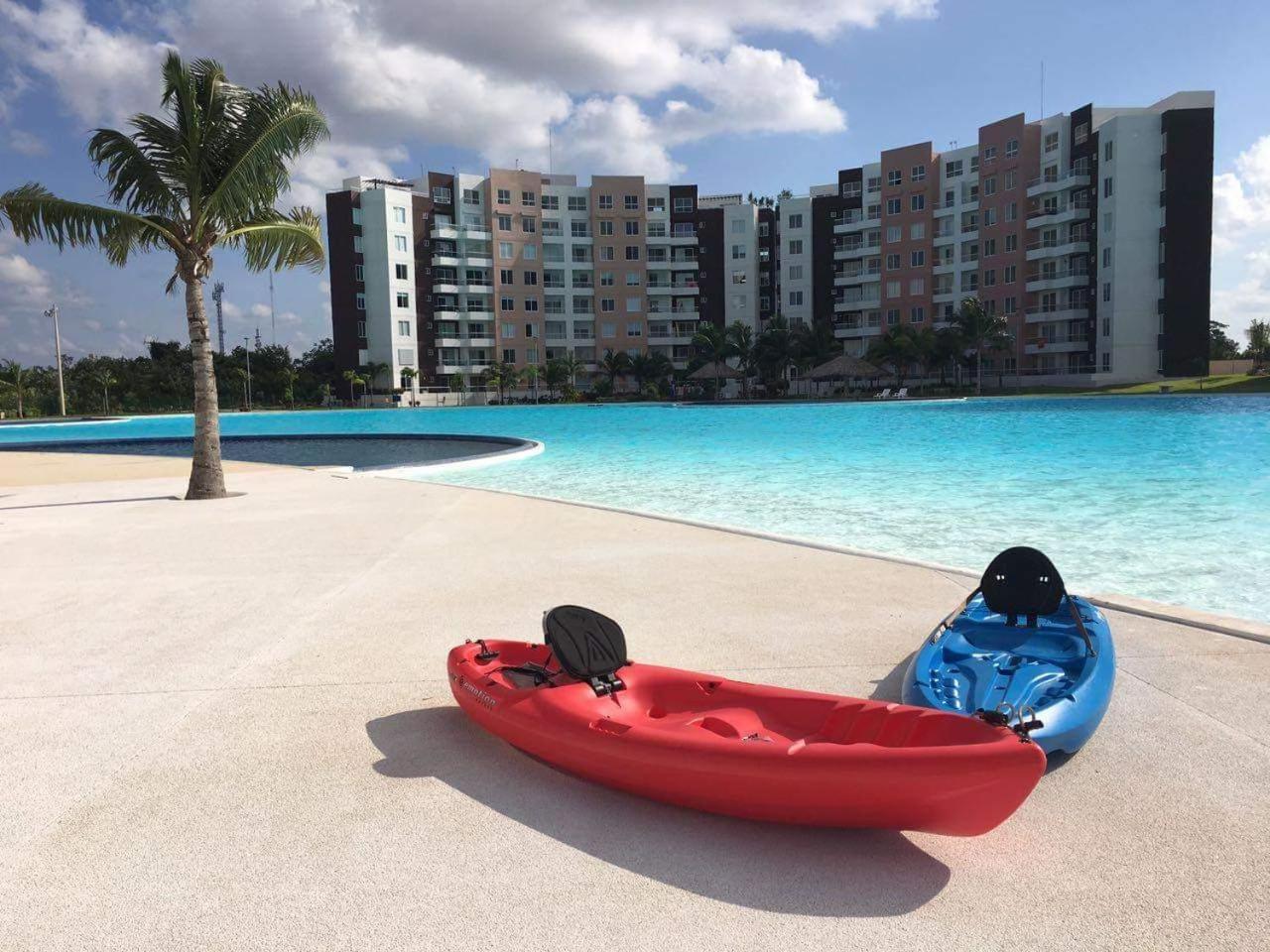 Apartamento Departamento De Lujo 3 Recamaras En Exclente Ubicacion Cancún Exterior foto